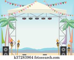 Beach Stage Day Frame Beach Stage Day Frame