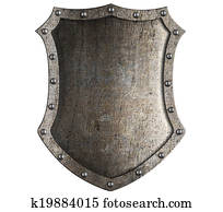 medieval knight shield isolated on white medieval knight shield isolated on white