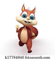 Running squirrel Running squirrel