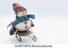 sledding, boneco neve, ornamento