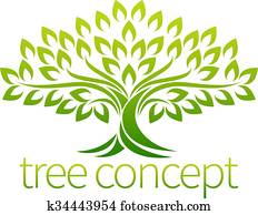 Tree Icon Concept Tree Icon Concept