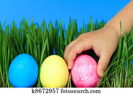 caça, para, ovos páscoa