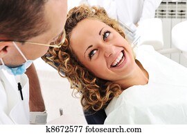Dentist's teeth checkup, Dentist's teeth checkup,