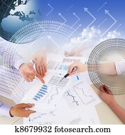 Financial and business charts and graphs Financial and business charts and graphs