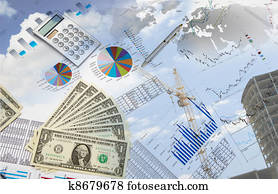 Financial and business charts and graphs Financial and business charts and graphs