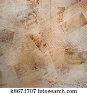 Grunge abstract background with old newspaper Grunge abstract background with old newspaper