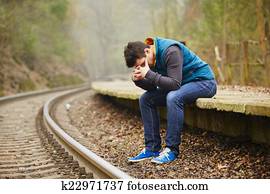 Sad man Sad man