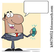 sprechen, spanisch, geschäftsmann