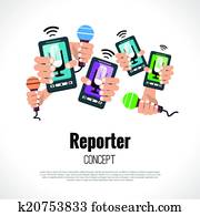 עתונאי, עתונאי, מושג