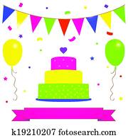 Birthday party card Birthday party card