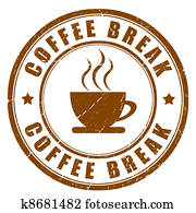 Coffee break sign Coffee break sign