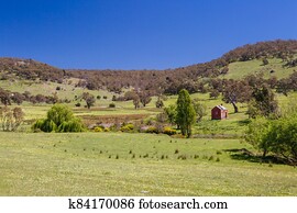 Country Landscape near Maldon Victoria Australia Country Landscape near Maldon Victoria Australia