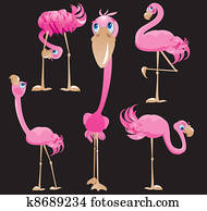 hagen flamingo cartoon