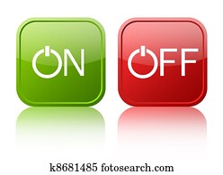 On off button On off button