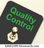 Quality Control Switch Showing Satisfaction And Perfection