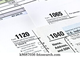 Tax forms.