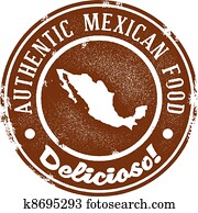 altmodisch, mexikanische nahrung, briefmarke altmodisch, mexikanische nahrung, briefmarke