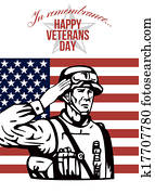 American Veterans Day Greeting Card American Veterans Day Greeting Card