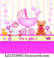 Baby shower card Baby shower card