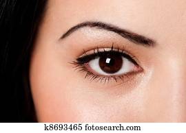 Eyebrow and eye Eyebrow and eye
