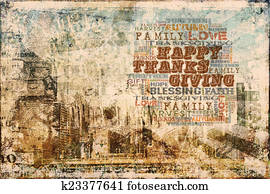 feliz, acción de gracias, plano de fondo