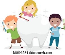 kinder, bürsten, a, zahn kinder, bürsten, a, zahn