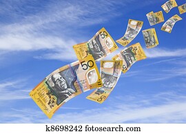 Money Falling from Sky