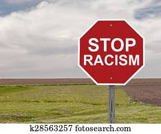 Stop Racism Sign