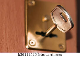 The key in the lock The key in the lock