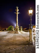 The Pillory placed in the Porto cathedral Square.