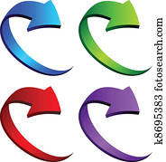 vector 3d arrows vector 3d arrows