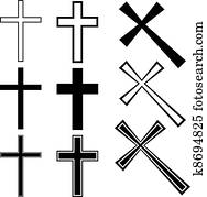 vector, cristiano, cruces