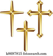 vector golden christian crosses vector golden christian crosses