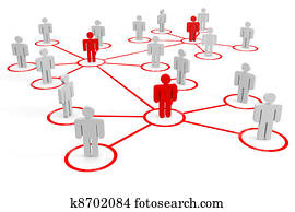 Business or social network. Concept. Business or social network. Concept.