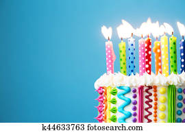 Colorful birthday candles Colorful birthday candles