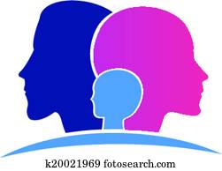 család, gazdag koncentrátum, jel