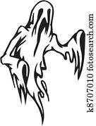 Ghost - Halloween Set - vector illustration Ghost - Halloween Set - vector illustration