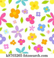 Seamless flowers Seamless flowers