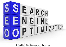 SEO cubes. Concept. SEO cubes. Concept.