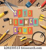 sommerlager, themed, plakat sommerlager, themed, plakat