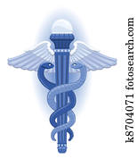 ten, caduceus, -, greek symbol