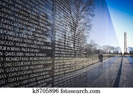 Vietnam War Memorial in Washington DC
