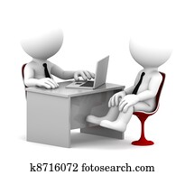 büro, beratungssituation