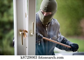 burglar at a window burglar at a window