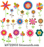 retro flowers retro flowers