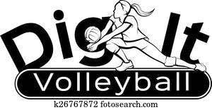 Volleyball Dig It