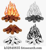 Bonfire set - camping Bonfire set - camping