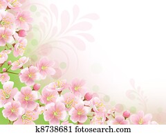 リンゴの花 イラストギャラリー 946 リンゴの花 アート Fotosearch