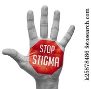 Stop Stigma on Open Hand.