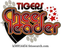 tigers cheerleader tigers cheerleader
